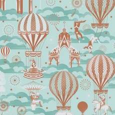 Обои Pleasure Gardens Pale Verdigris Mini Moderns AZDPT042PV